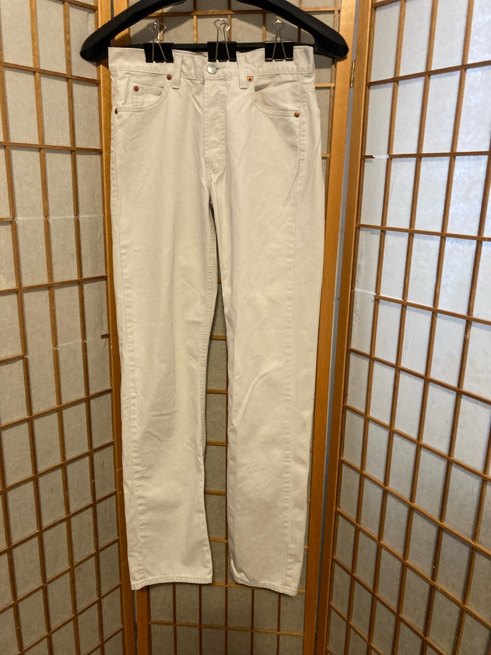 VTG GAP Women's Straight-Leg Jeans in Off-White